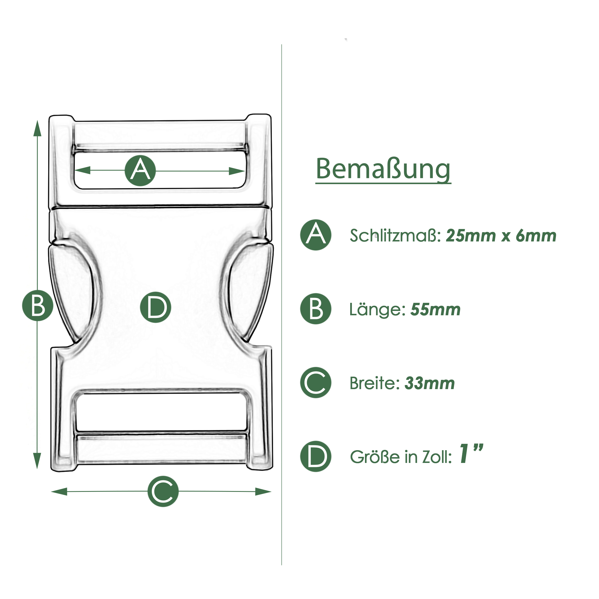 Klickverschluss Metall "Zinc-Max"